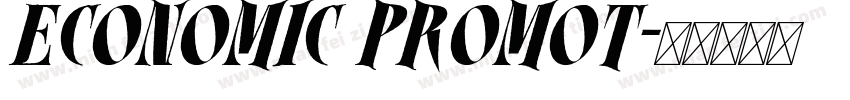 ECONOMIC PROMOT字体转换